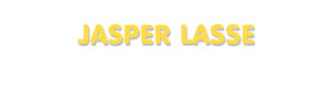 Der Vorname Jasper Lasse